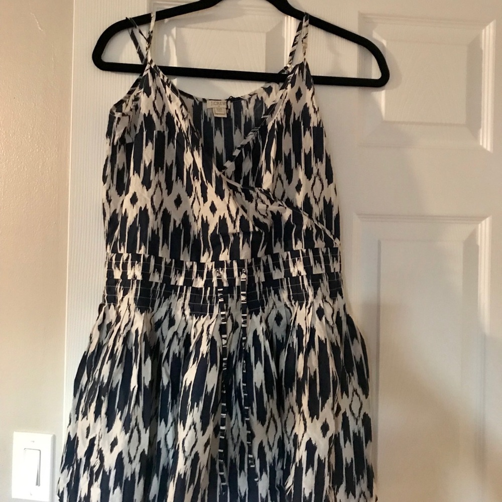 J. Crew Factory ikat print beach cover up dress